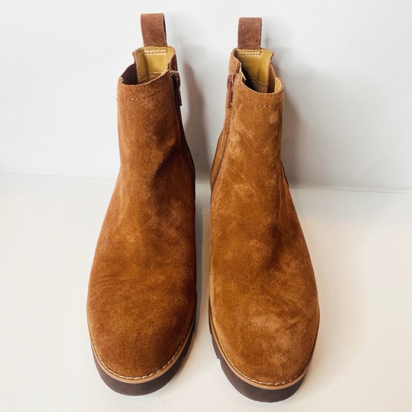 Vionic Brighton Suede Zip Ankle Bootie Size 7.5 - Picture 2 of 11